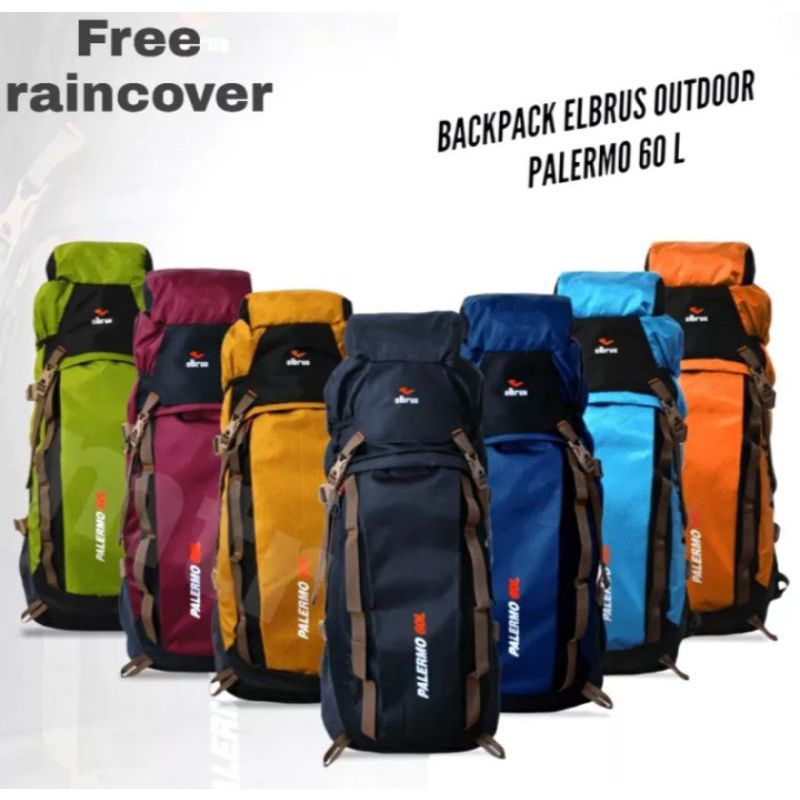 TAS RANSEL CARRIER NEW ORIGINAL ELBRUS PALERMO 60/65 LTR TAS RANSEL CARRIER GUNUNG ORIGINAL ELBRUS