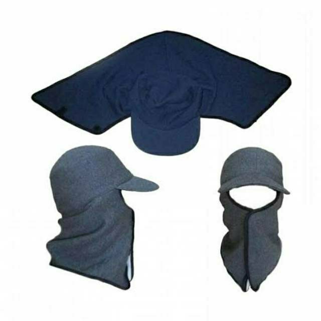 Topi Masker Jepang - Topi Kupluk Jepang Polos Bahan Lembut