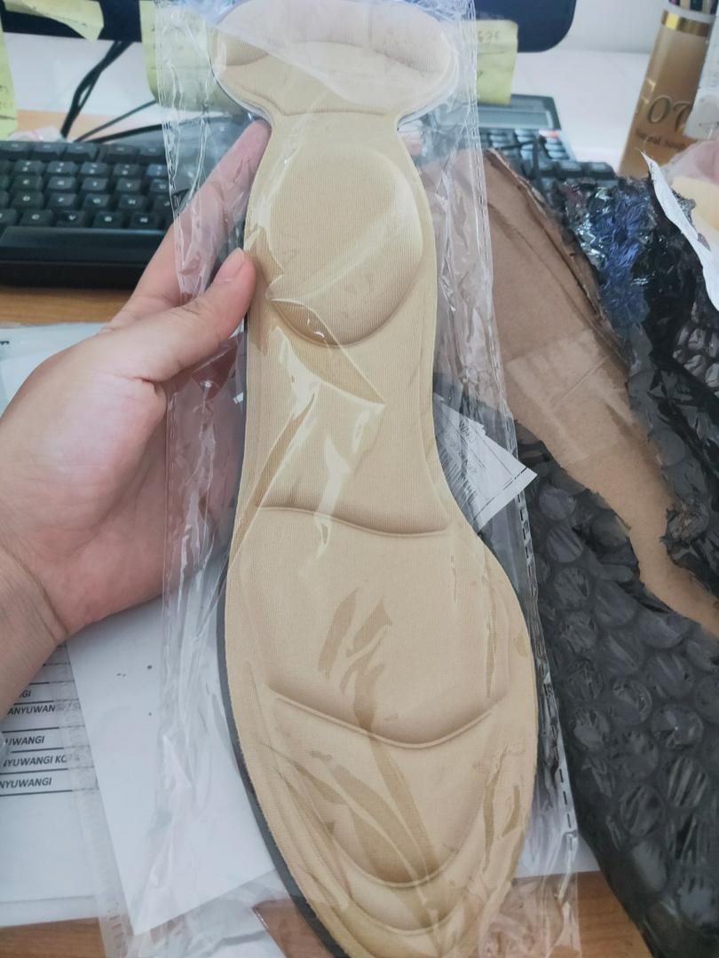 [daily Use] - Insole Pad Alas Kaki Wanita High Heels Breathable Anti Slip 1 Pair - 169d - Black