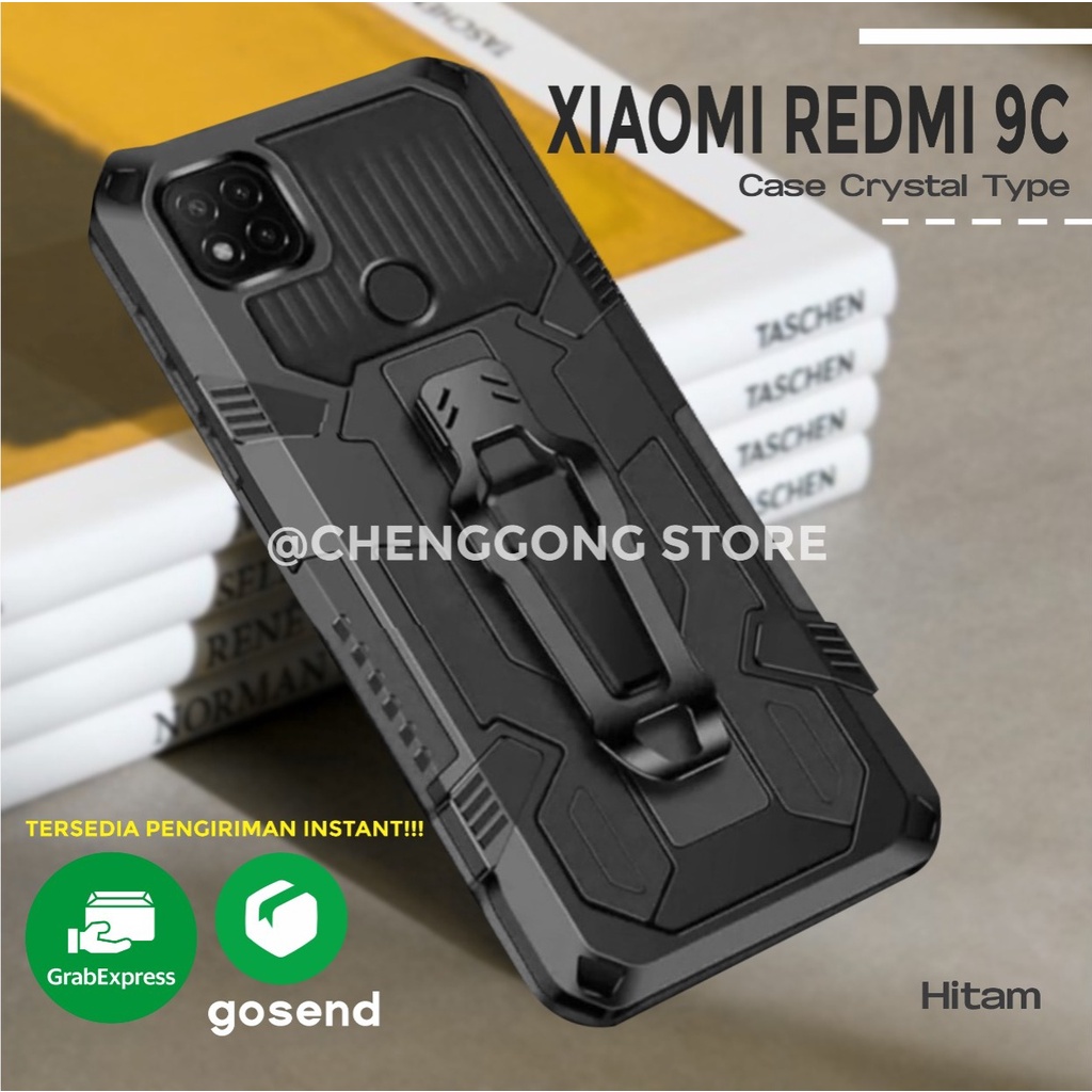 Case Robot I Crystal Xiaomi Redmi 9C Kickstand Standing Robot
