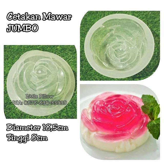 Cetakan Puding Mawar JUMBO/Cetakan Pudding Mawar Besar