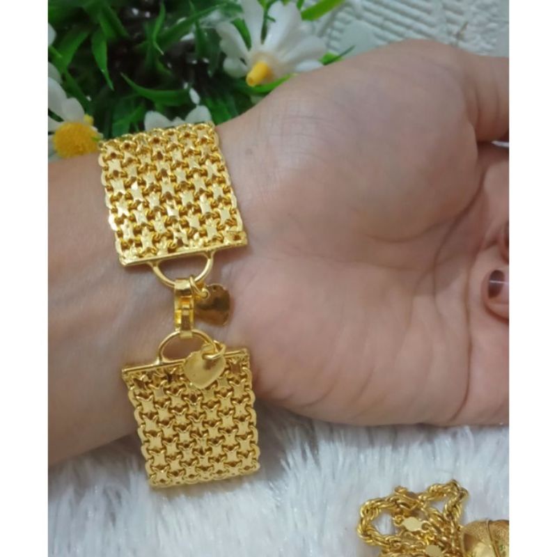 GELANG JUMBO EMAS MUDA kadar 15% (10 gram)