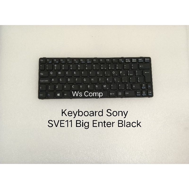 Keyboard SONY SVE11 Big Enter Black