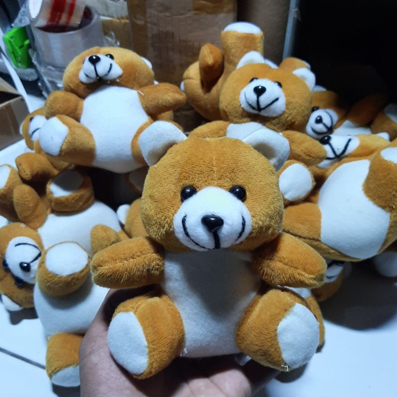BONEKA BERUANG KECIL BONEKA TEDDY BEAR KECIL BONEKA WISUDA MINI BONEKA BEAR