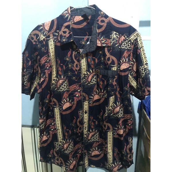 preloved/bekas pakai kemeja batik modern poshboy original size s/m