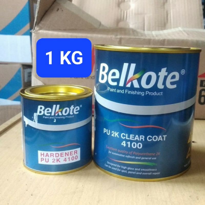 CAT VERNISH BELKOTE PU  4100  2K - CLEARCOAT - PERNIS MOBIL - 1 KG