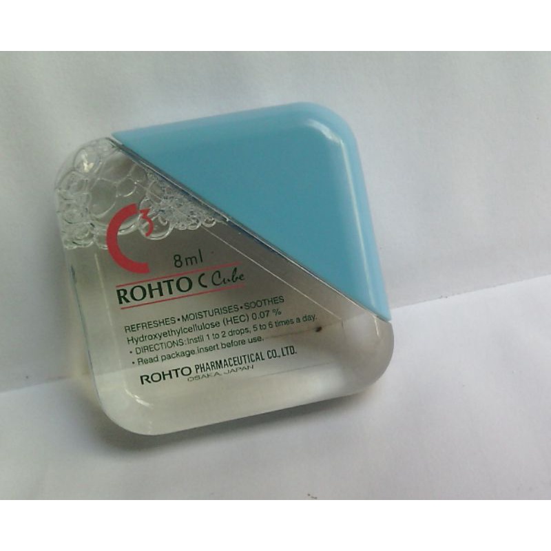 Rohto C-Cube Eye Drops 8ml / Tetes Mata Softlens Rohto Cube / Rohto C Cube Mengatasi Mata Kering / Mata Iritasi / Mata Merah