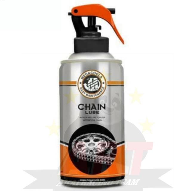 New Produk CHAIN LUBE  PELUMAS RANTAI MOTOR MT/MEGACOOL 300 ML