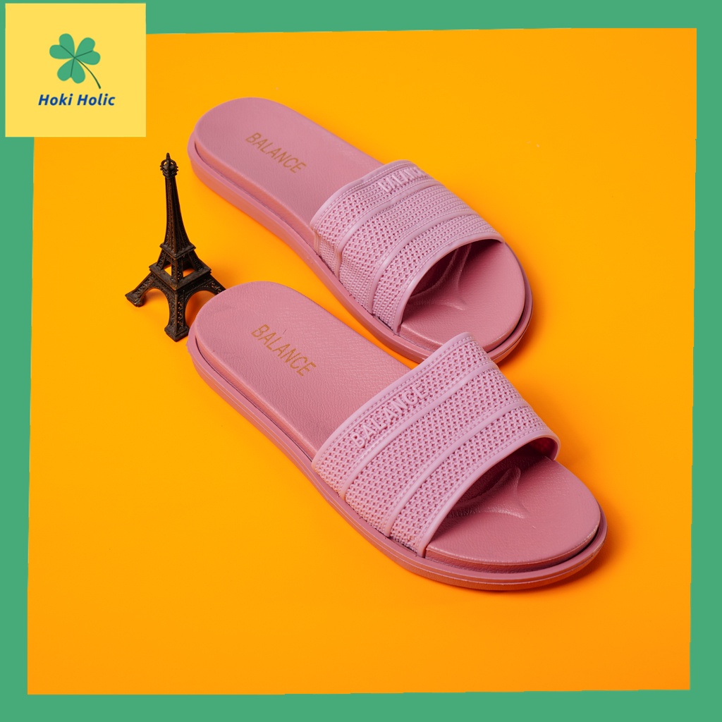 Balance 958 Sandal Flat Wanita Jelly / Karet - Sandal Slip Wanita Terbaru