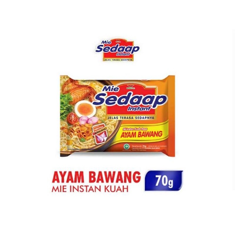 

Sedaap Mie Instant Ayam Bawang 70 g