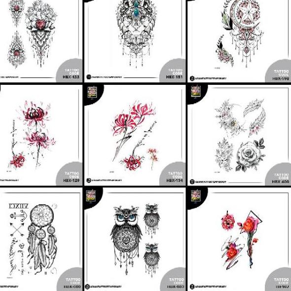 Terlaris Tato Temporer Cewek Tato Sementara Bisa Hilang Tato Instan Shopee Indonesia