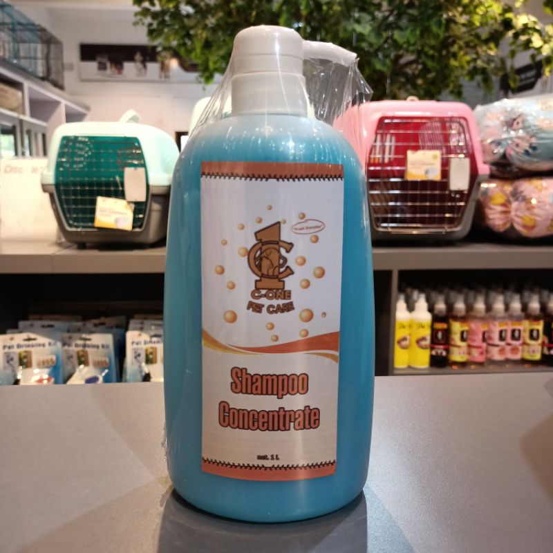 C1 Shampo Concentrate  C one / Skin Disease / Flea&amp;Tick / Conditioning 1 liter Shampo Anjing Dan Kucing