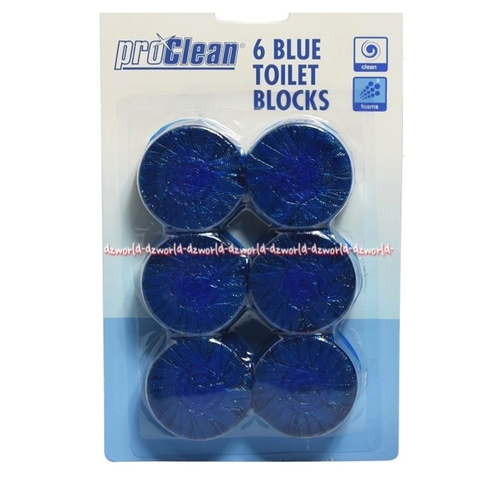 Proclean 6 blue Toilet Blocks Proclean 6 Green Toilet Block Pembersih Toilet Otomatis Model Tablet Warna Biru Hijau 6pcs