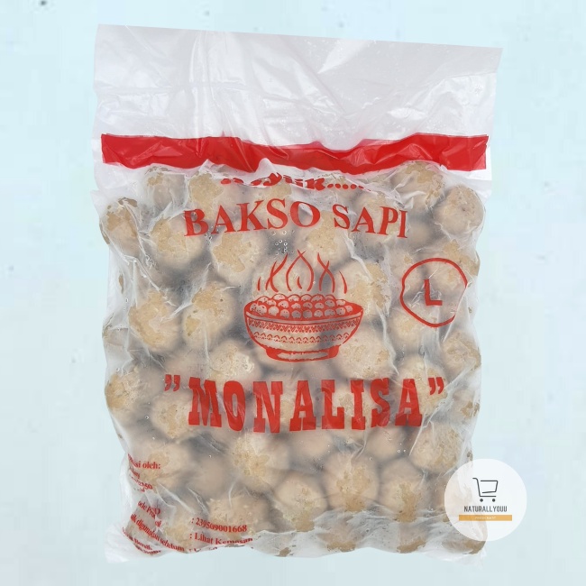 Bakso baso Monalisa L isi 100pcs Bakso Sapi Asli