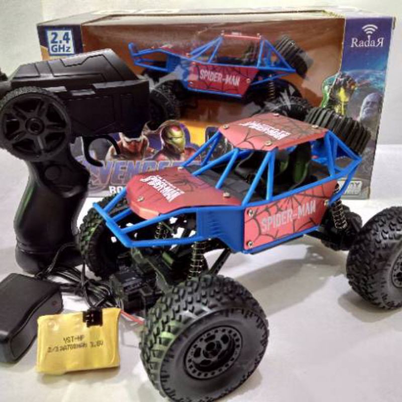 RC 1:20 2.4Ghz Mobil Remot Control Rock Crawler Off-road Ban Besar Body Alloy