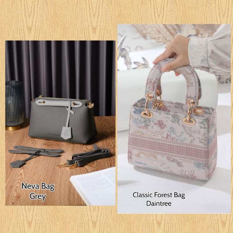 Neva Bag Medium Classic Forest Bag by Local id Heylocal id