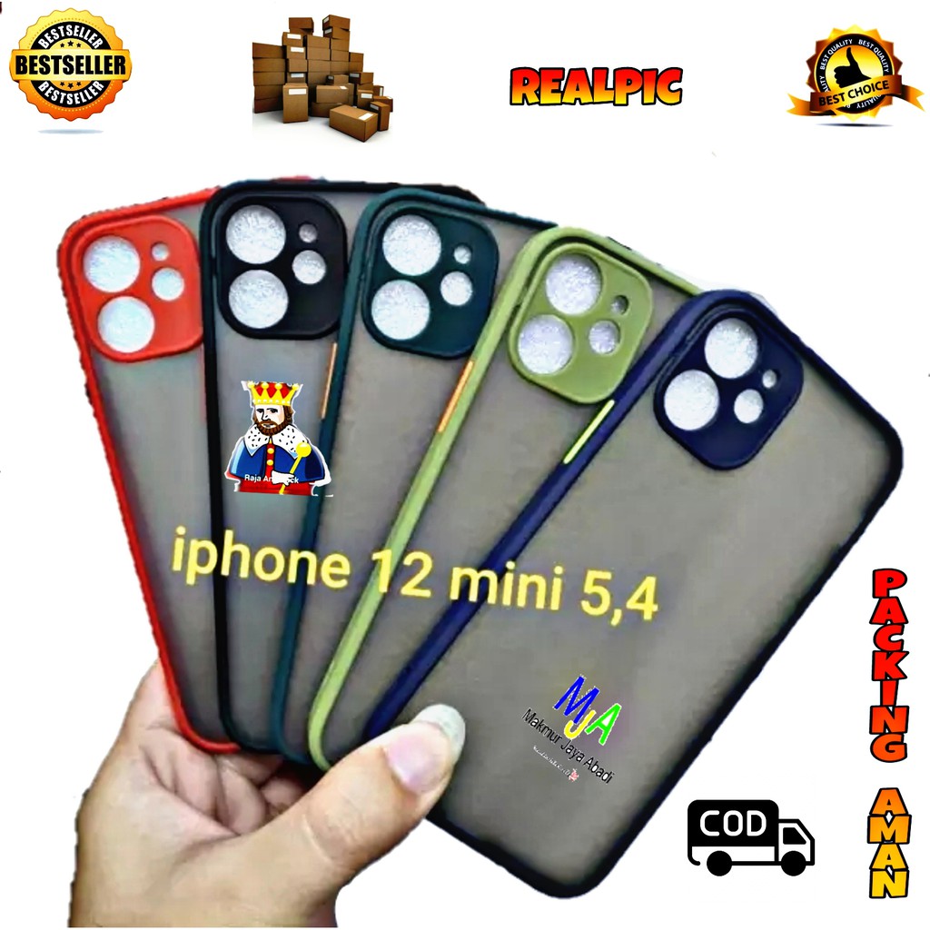 SOFTCASE IPHONE 12 MINI 5,4 INCH - CASE MATTE FULL COLOUR MY CHOICE BUMPER CASE PELINDUNG KAMERA