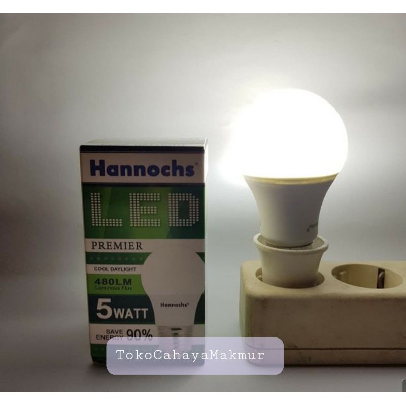 Lampu LED Premier 5w 5watt Hannochs Hemat Energy