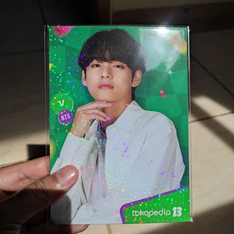 Postcard BTS toko hijau