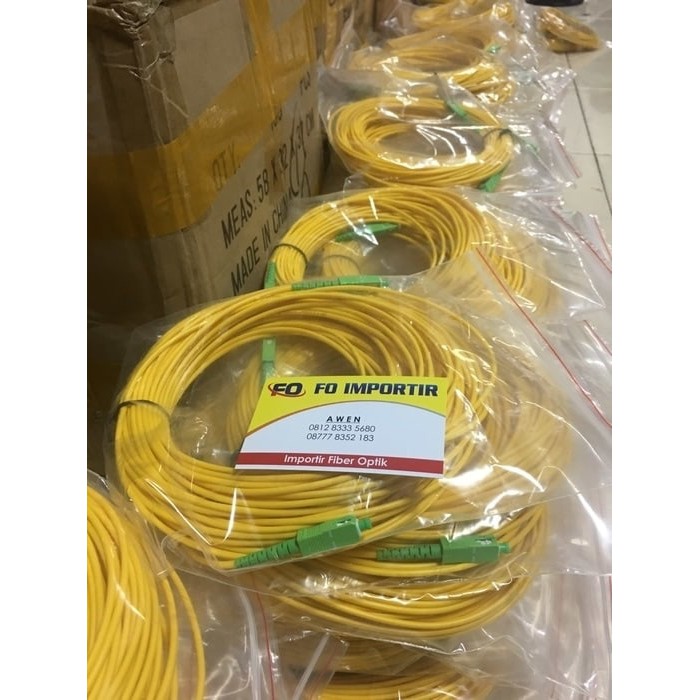 Patchcord Sc/Apc-Sc/Apc Simplex-[30Meter]  Bagikan :   Patchcord SC-SC