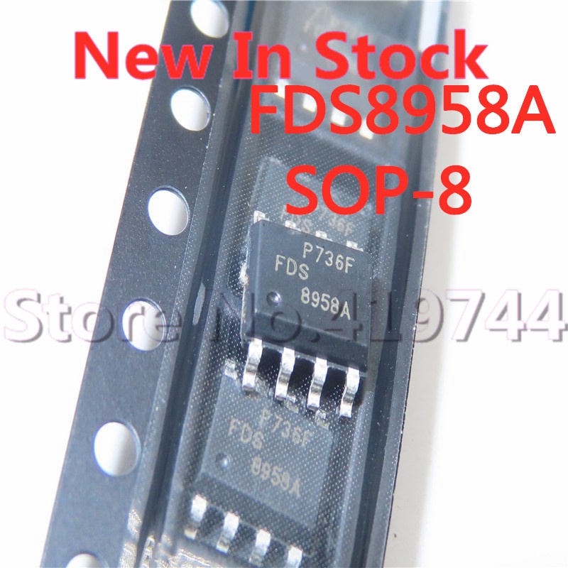 50pcs IC FDS8958A-NL FDS8958A SOP-8