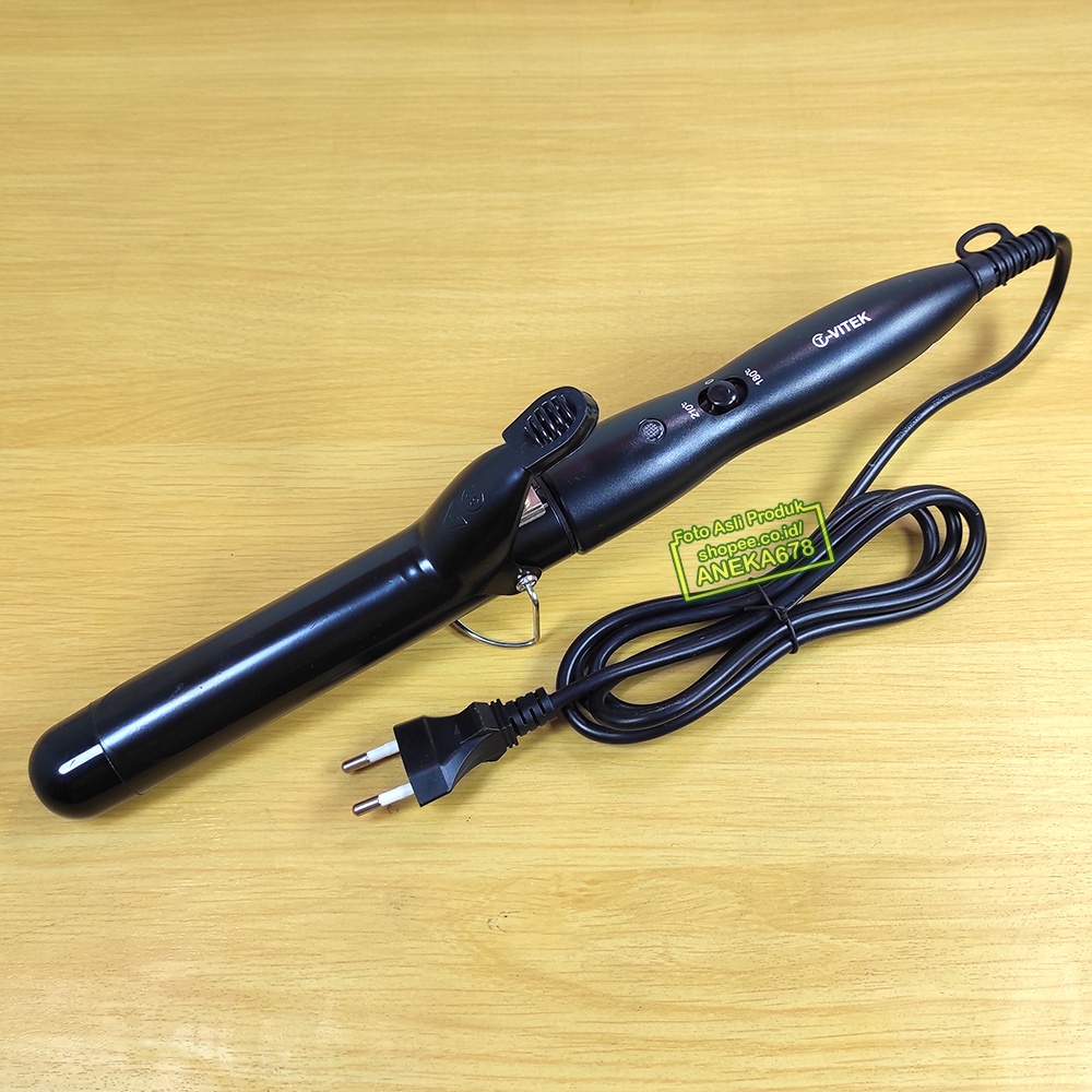 CURLING IRON ALAT CATOK RAMBUT CATOKAN KERITING CURLY T-VITEK VT 3351