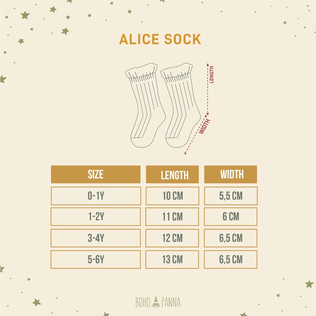 BOHOPANNA - ALICE SOCK