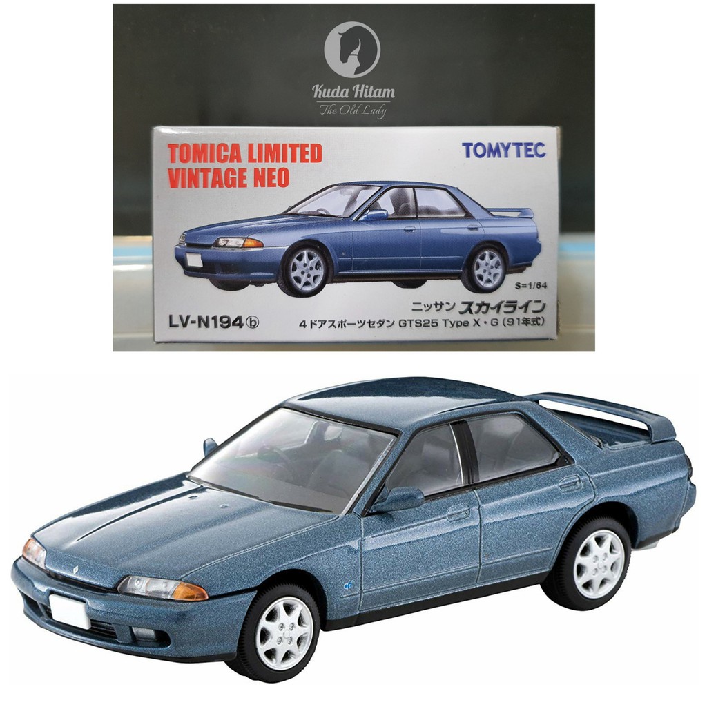 Tomica Limited Vintage Neo LV-N194b Nissan Skyline GTS25 Type X Blue TLVN-194b