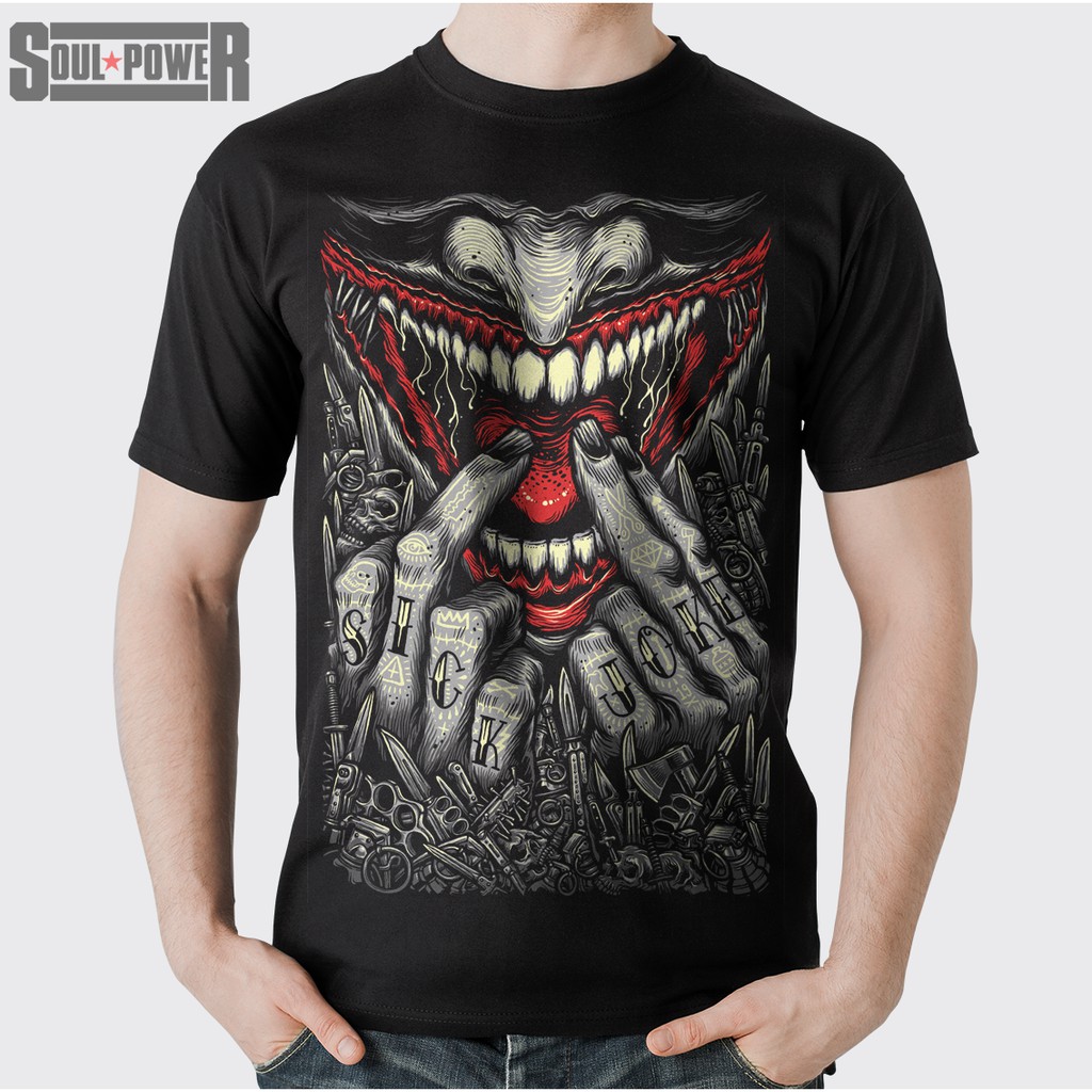 KAOS BAJU TSHIRT 3D SATUAN DC COMICS SICK JOKE ORIGINAL SOULPOWERSTYLE