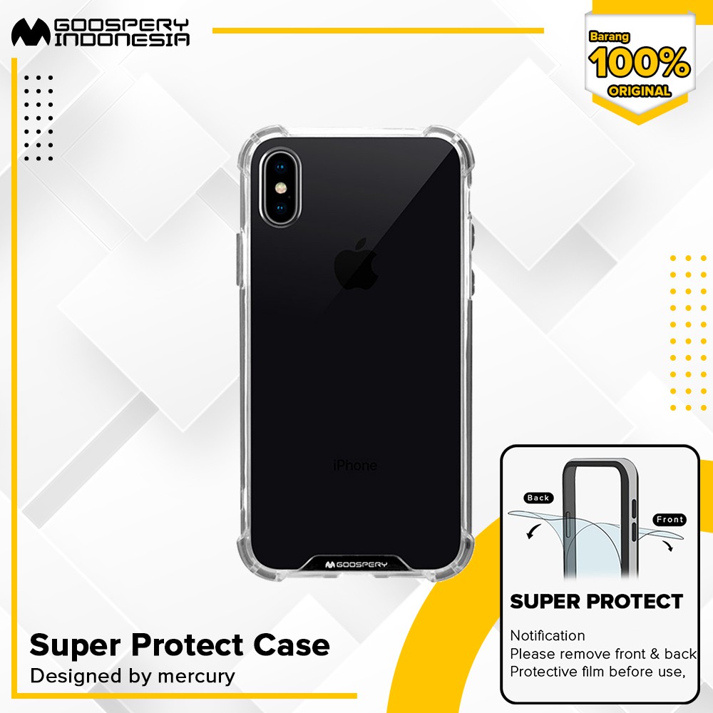 GOOSPERY casing iPh XR Super Protect bumper hard Case