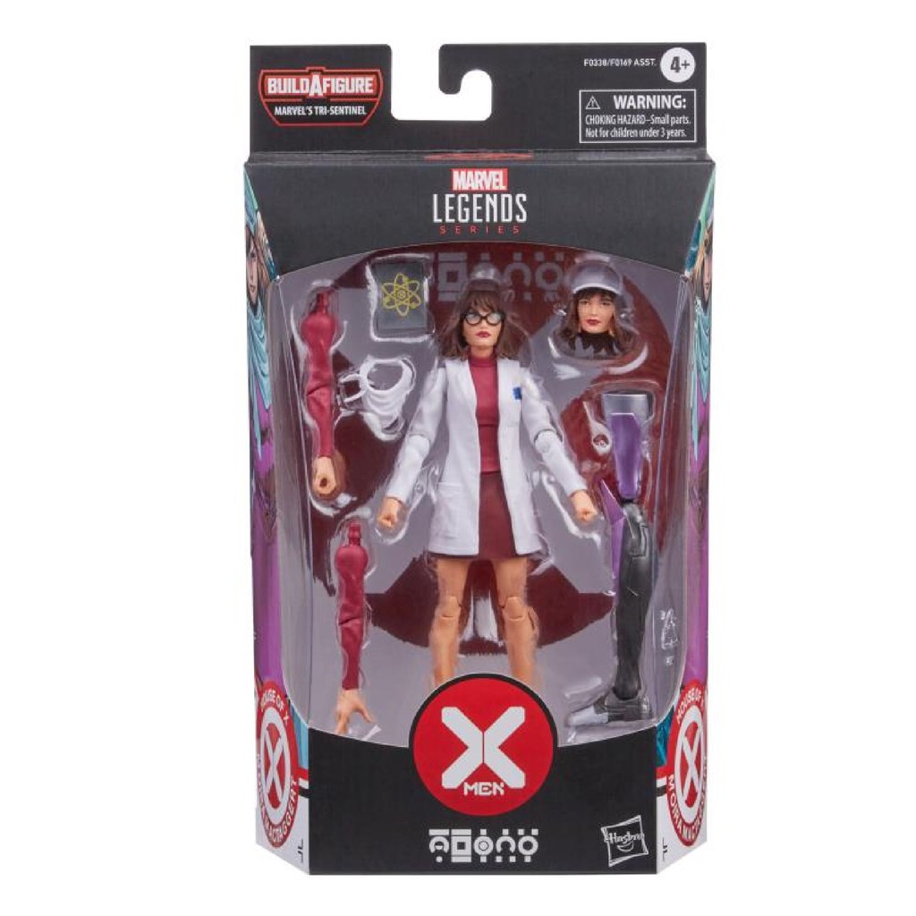 MARVEL Legends Series X-Men Wave Moira MacTaggert Figure BAF Tri-Sentinel