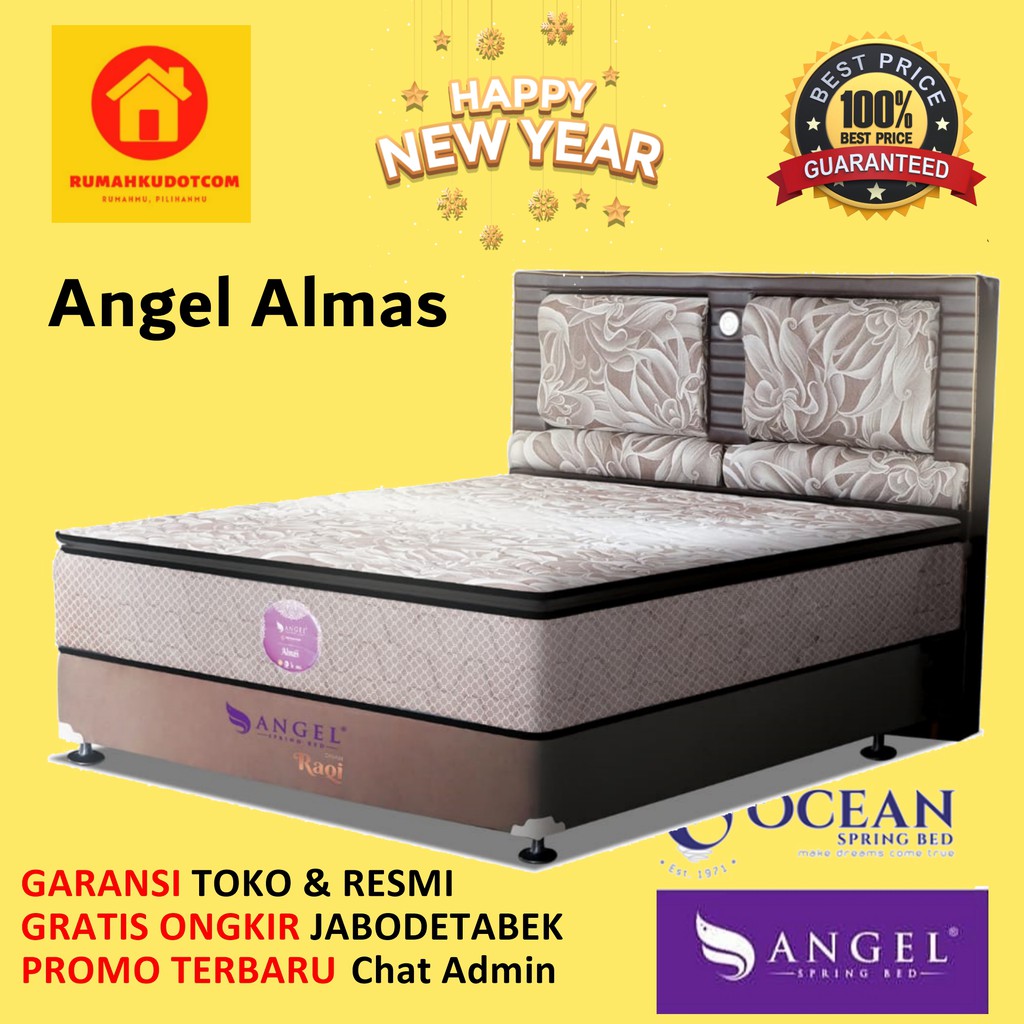 KASUR SPRINGBED - MATRAS SPRINGBED - ALMAS - ANGEL