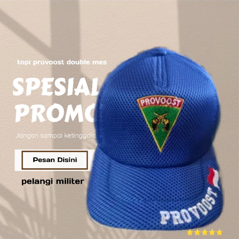 Topi provoost biru