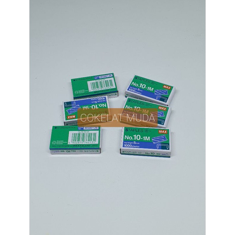 

Refill Staples MAX No.10 Untuk HD-10 dan HD-10D (Pcs)