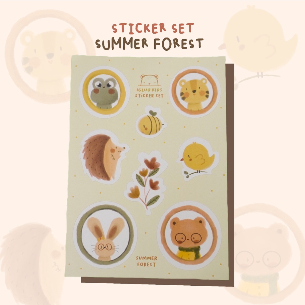

IGLUUKIDS Sticker - Summer Forest SC0101