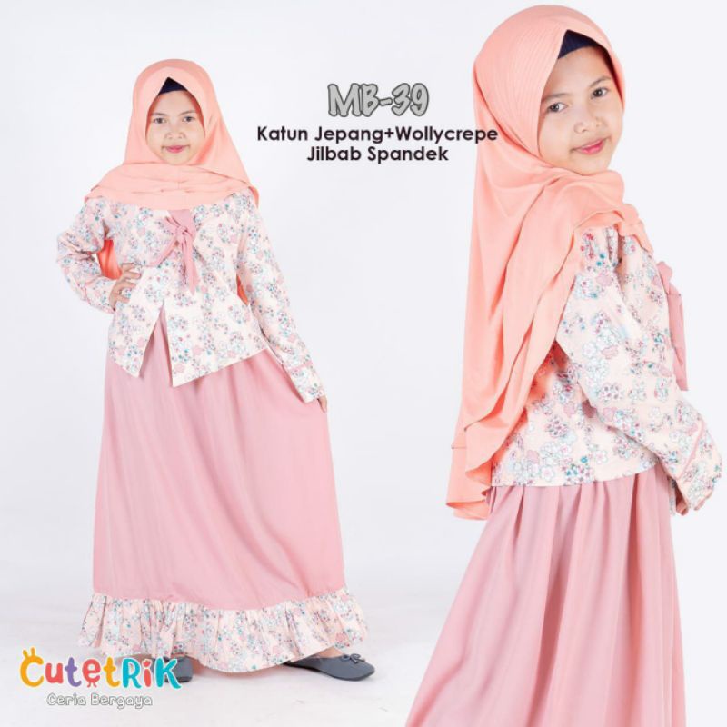 Set Gamis Anak Cutetrik MB 39 | Original by Cutetrik