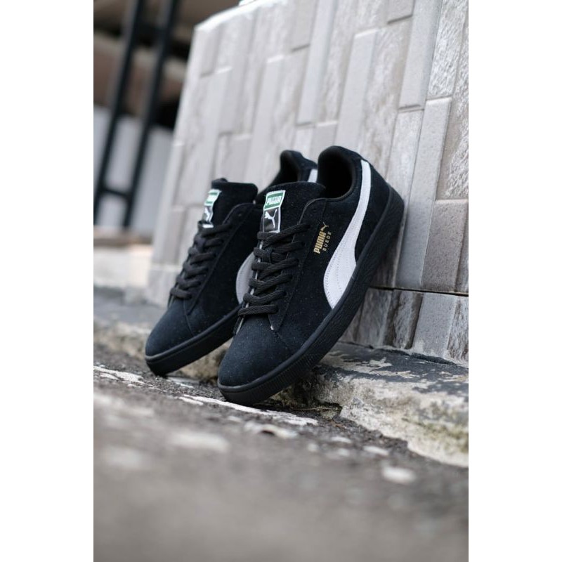 PUMA SUEDE FULL BLACK LIST WHITE BNIB