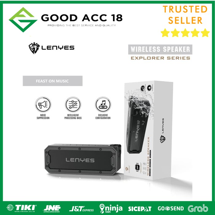 Speaker Bluetooth LENYES S108 Waterproof - Biru