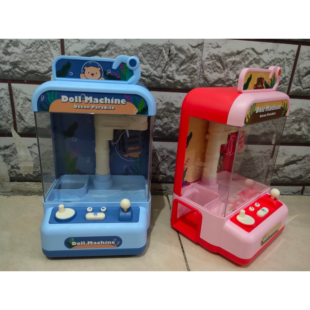 MAINAN CLAW GAME / MINI DOLL MACHINE / MAINAN MESIN CAPIT BONEKA/Mainan Anak Claw Machine / Mesin Tangkap Boneka