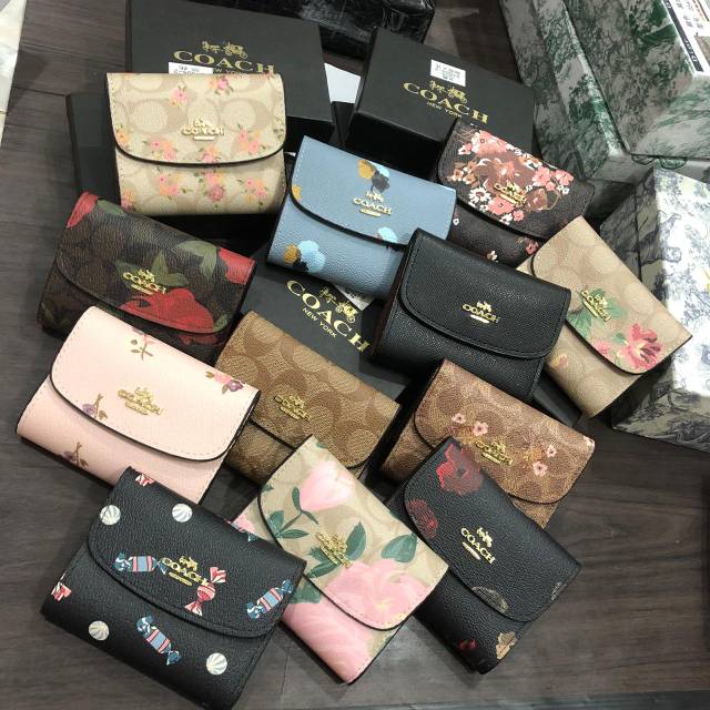 DOMPET COACH MOTIF LIPAT MINI