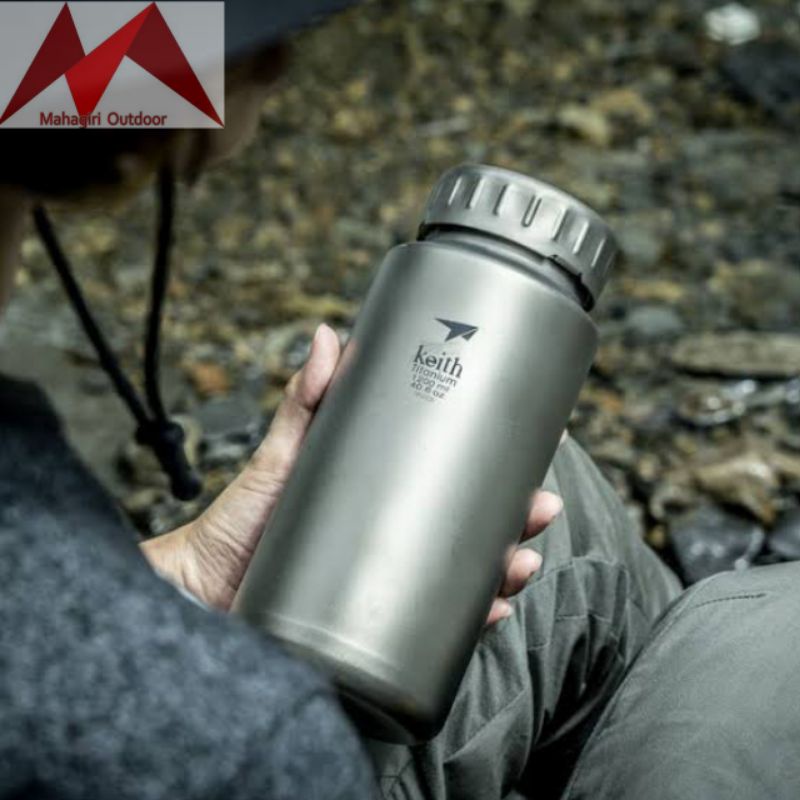 Keith titanium Ti3035 botol minum 900ml bottle fitness gym camping outdoor ultralight