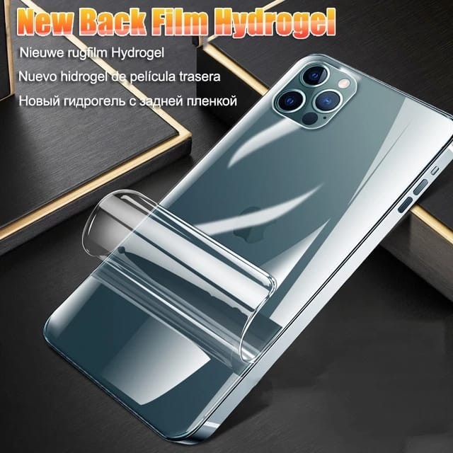 IPHONE 16 15 14 13 12 PRO MAX PLUS MINI CLEAR MATTE BACK HYDROGEL BELAKANG