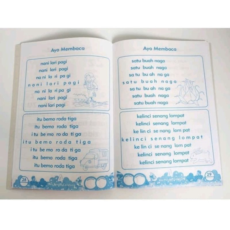 ORI buku aku pandai calistung untuk anak usia dini penerbit bintang Indonesia