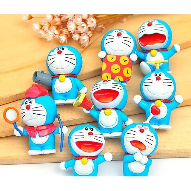 05016 miniature doraemon figure doraemon kantung ajaib set