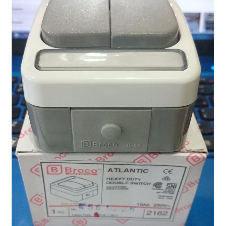 Saklar - Perlengkapan Listrik - Saklar Broco Saklar Seri Outdoor Broco Atlantic Produk Terbaik
