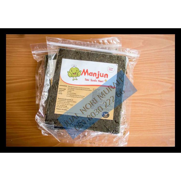 

50 Manjun Nori Rumput Laut Panggang Untuk Sushi, Grosir / Eceran New