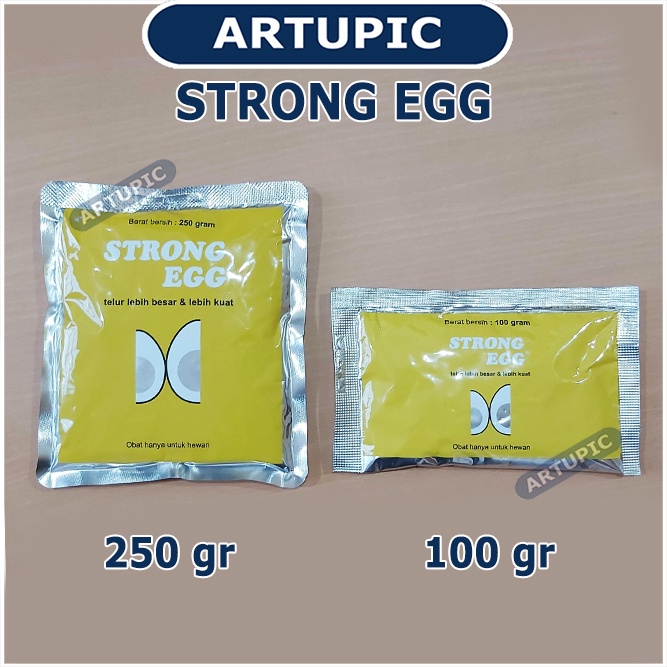 Strong Egg 100 gram Vitamin Peningkat Berat Telur Produksi Ayam Unggas Petelur