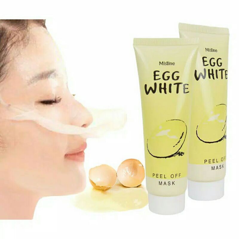 HANASUI EGG WHITE PEEL OFF MASK / MASKER PUTIH TELUR / MASKER TELUR