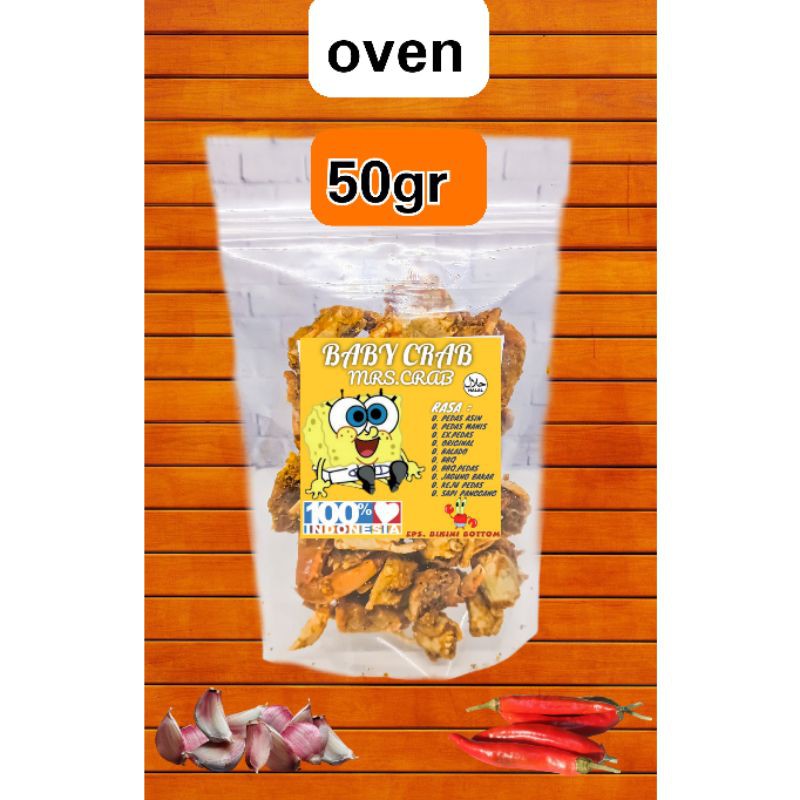 BABY CRAB KRISPY OVEN 50GR