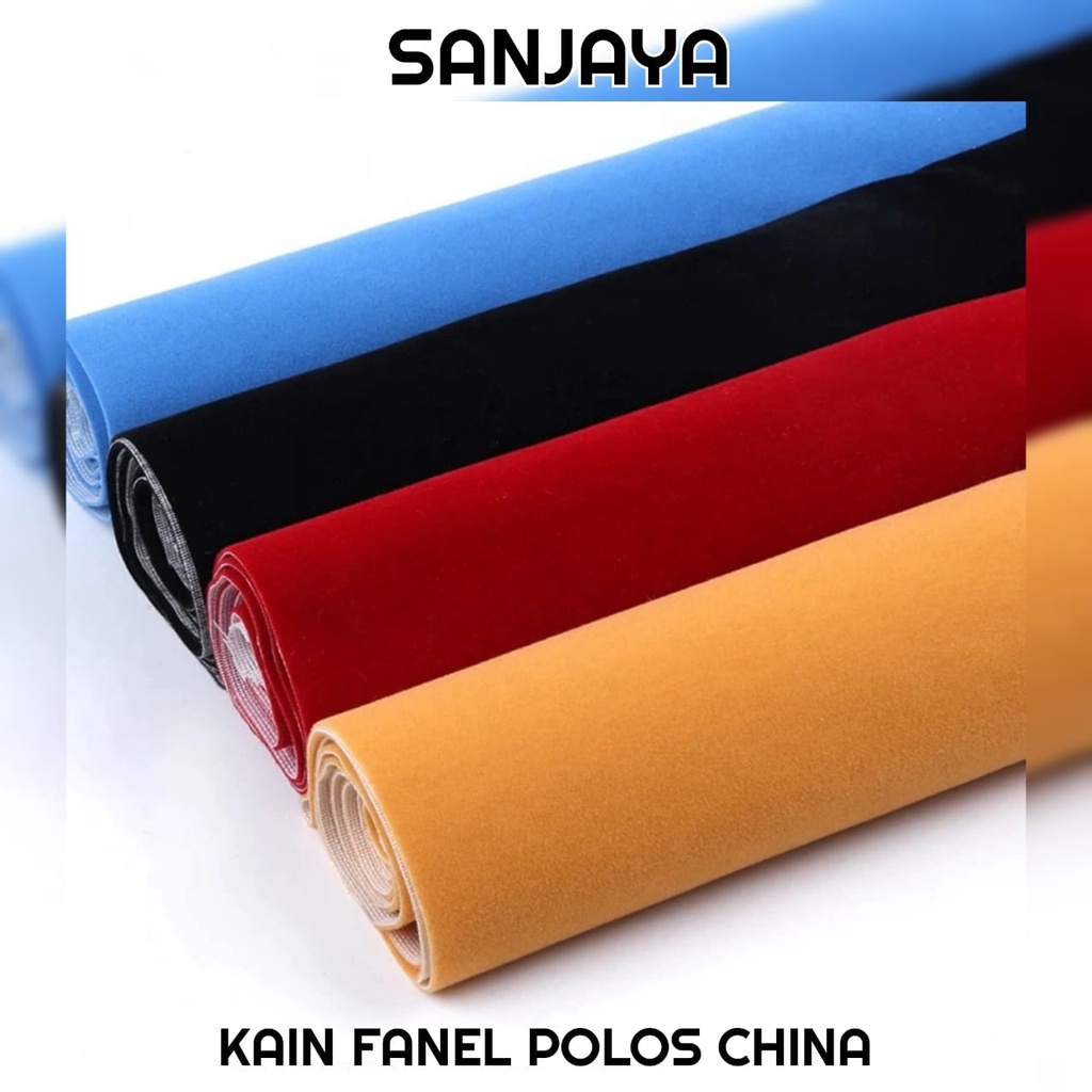 (PART 2) KAIN FLANEL / KAIN FANEL METERAN / KAIN WARNA WARNI / KAIN FANEL POLOS CHINA PER 5 METER